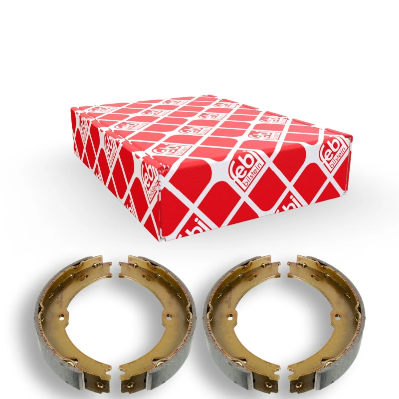 Image of FEBI BILSTEIN 32951 Handbrake Shoes Rear Axle Brake Shoe Set,parking brake (1419)