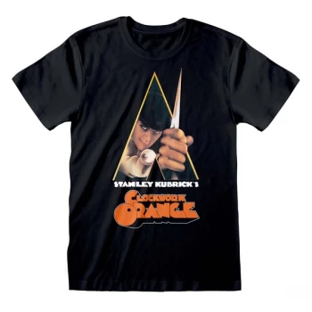 Image of Clockwork Orange - Poster Unisex Large T-Shirt - Black