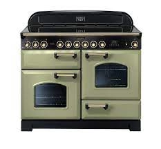 Image of Rangemaster 114590 CDL110ECOG-B Classic Deluxe 110cm Ceramic Range Cooker Olive Green