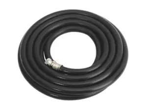 Sealey AH5RX/38 Air Hose 5mtr x Ø10mm with 1/4inBSP Unions Heavy-Duty