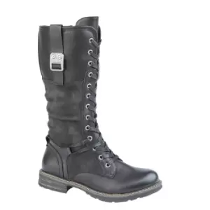 Image of Cipriata Womens/Ladies Gabriela Knee-High Boots (9 UK) (Black)