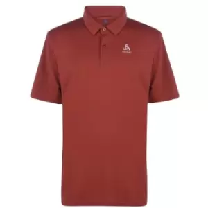 image of Odlo Cardada Polo Shirt Mens - Red