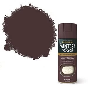 Image of Rust-Oleum Painter's Touch Espresso Satin Spray Paint 400ml