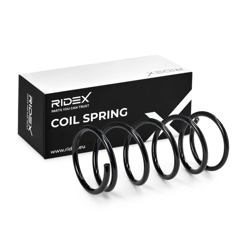 Image of RIDEX 188C0163 Coil spring Rear Axle Coil Spring (188)