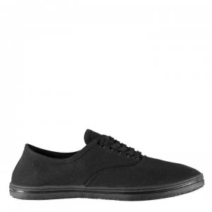 Image of Slazenger Canvas Pumps Mens - Black
