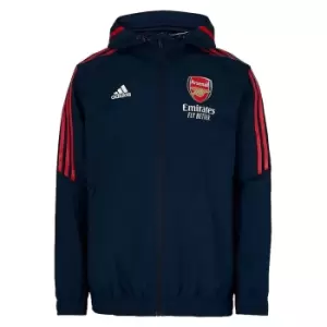 Image of 2022-2023 Arsenal Allweather Jacket (Navy)