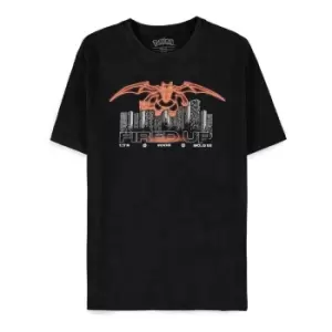 Image of Pokemon Charizard Fired Up T-Shirt, Male, Medium, Black...