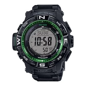 Image of Casio PRO TREK Triple Sensor Version 3 TOUGH SOLAR Watch PRW-3510FC-1 - Green