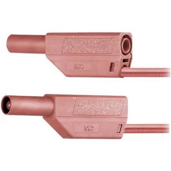 Image of Safety test lead 1m Yellow green Staeubli SLK425