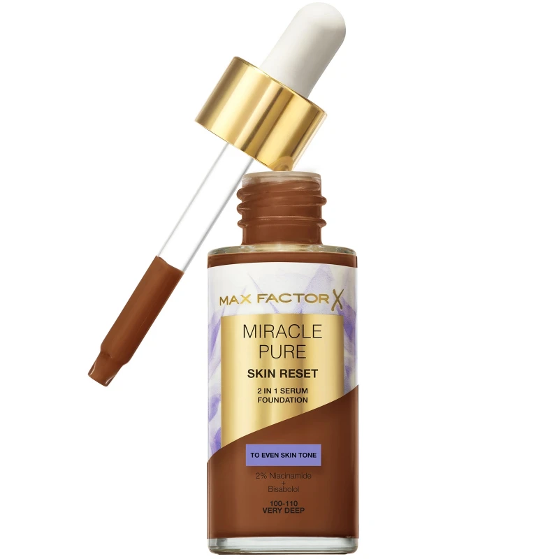 Image of Max Factor Miracle Pure Skin Reset Serum Foundation Very Deep