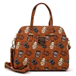 Image of Loungefly Star Wars Pop By St Ewok Aop Cross Body Bag