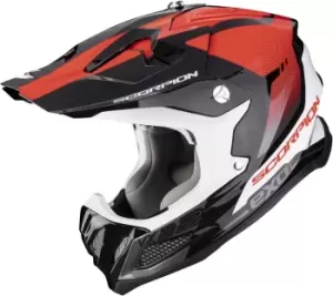 image of Scorpion VX-22 Air Attis Motocross Helmet, black-red, Size L, black-red, Size L