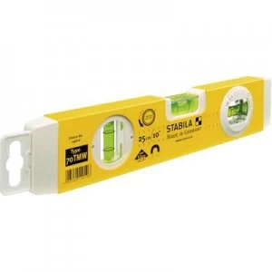 image of Stabila 70 TMW 14010 Spirit level 25cm 0.5 mm/m