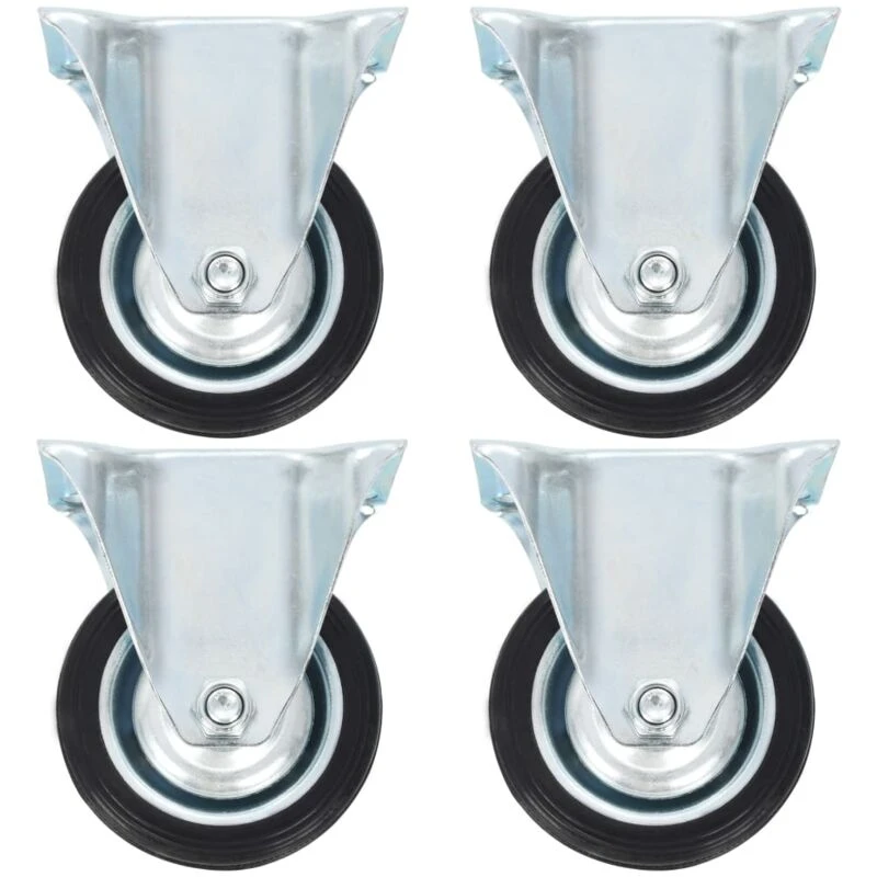 Image of VIDAXL Fixed Casters 4 pcs 75mm Vidaxl zf5487047