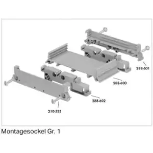 Image of WAGO 288-601 End piece Grey