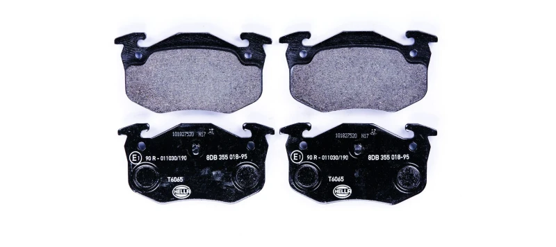 Image of HELLA Brake pad set HELLA 8DB 355 018-951