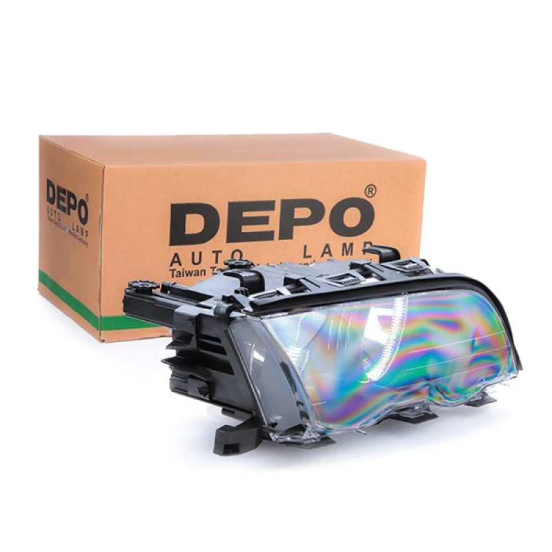 Image of JOHNS 20 08 10 Headlights H7/H7, Right, with motor for headlamp levelling, FF Headlight (259)