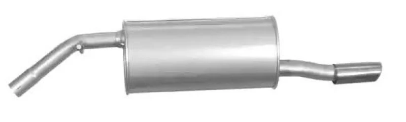 Image of VEGAZ PGS-354 Rear silencer mit Chromblende with exhaust tip End Silencer (3437)