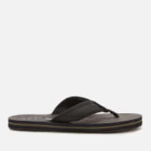 Image of Superdry Mens Premium Flip Flops - Black - L