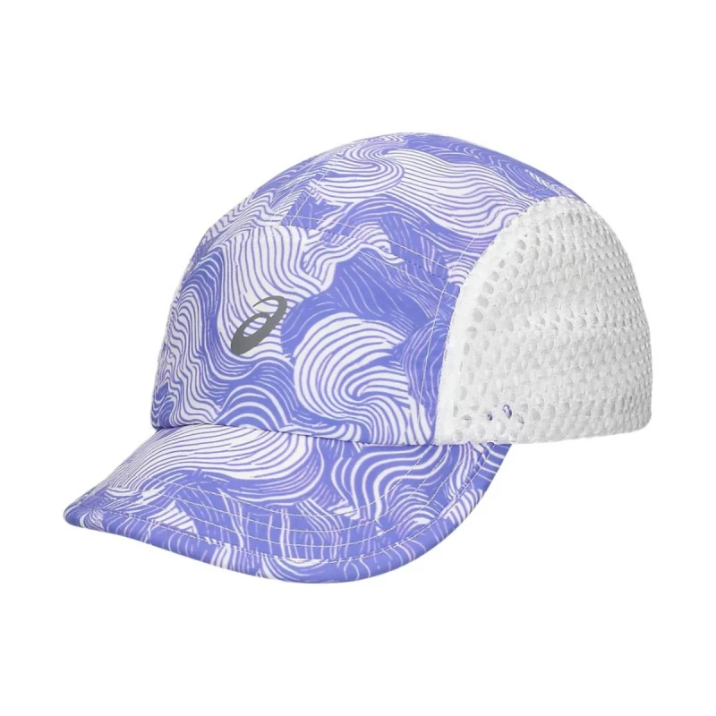 Image of ASICS Fujitrail Graphic Cap Purple White