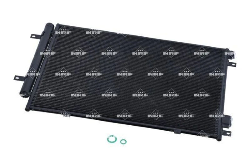 Image of NRF 350598 Condenser EASY FIT with seal ring, with nitrogen filling Condenser,air conditioning (448)