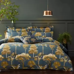Image of Paoletti Arboretum King Duvet Cover Set Cotton Blue