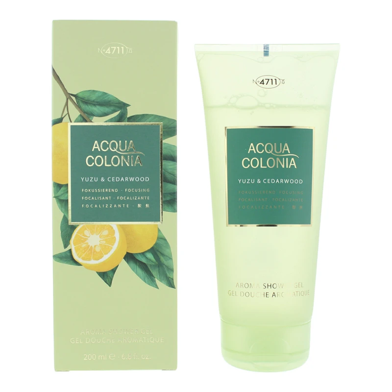 Image of 4711 Acqua Colonia Yuzu Cedarwood Shower Gel 200ml