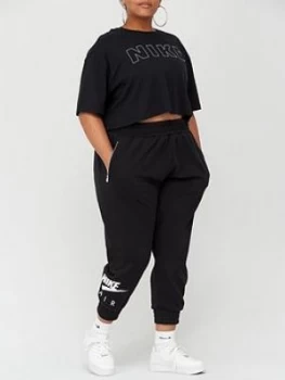 image of Nike NSW Air Fleece Pant (Curve) - Black, Size 22-24=2X, Women