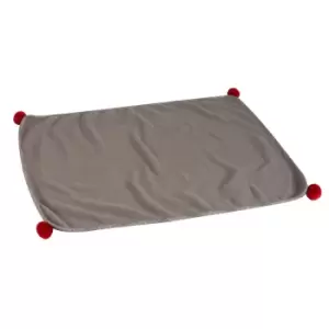 Image of Zoon Grey Plaid Comforter 70 x 100 cm