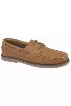 Image of Crazyhorse Leather Boat Shoes