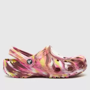 Image of Crocs Multi Classic Marble Clog Sandals