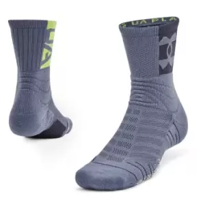 Image of Under Armour Mid-Crew Socks - Purple