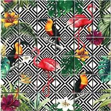 image of House of Mosaic Tropical Mono Self Adhesive Mosaic Tile