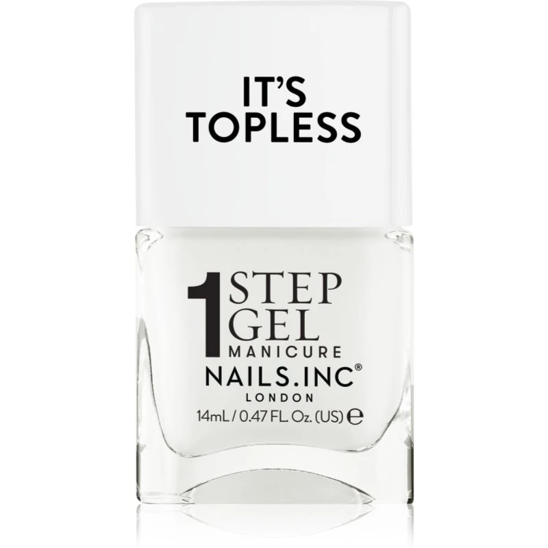 Image of Nails Inc. It's Topless gel nail polish with long-lasting effect shade Emma 14 ml