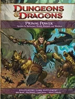 Image of dungeons and dragons primal power roleplaying game supplement