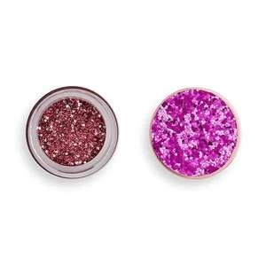 Revolution Viva Glitter Body Balm Pot Pink Party