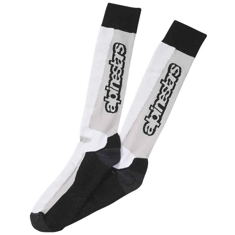 Image of Alpinestars Touring Summer Socks, black-white, Size S M for Men