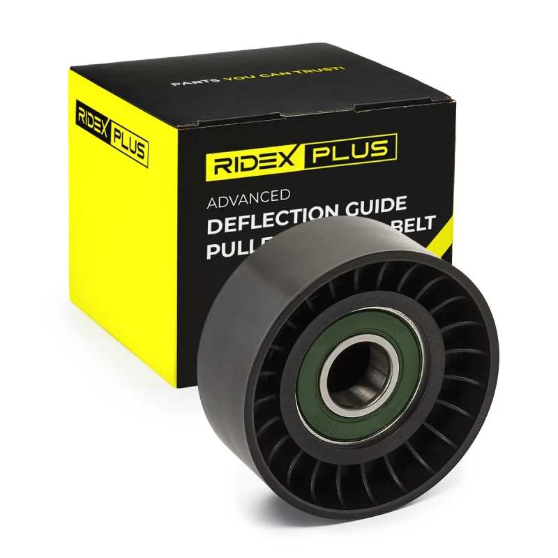 Image of RIDEX PLUS Deflection / guide pulley, V-ribbed belt RIDEX PLUS 312D0041P