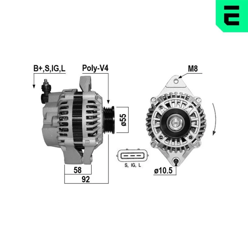 Image of ERA Alternator ERA 210613A