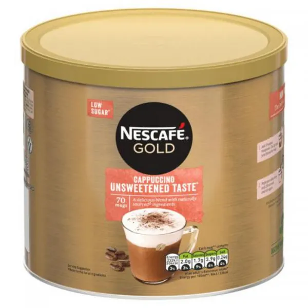 Image of Nescafe Gold Cappuccino Unsweetened Instant Coffee 1kg