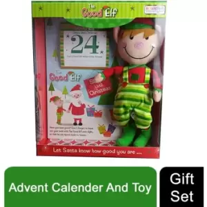 image of The Good Elf Hanging Sleeps Until Christmas Countdown Board With Tear-Off Sheets