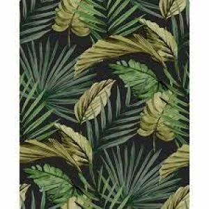Image of Fresco Palm House Green Wallpaper