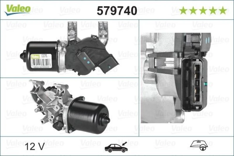 Image of Wiper motor VALEO 579740
