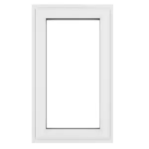 Image of Crystal uPVC Window A Rated Right Hand Side Hung 610mm x 1040mm Clear Glazing - White