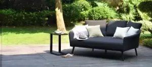 Image of Maze Ark Charcoal Fabric Daybed