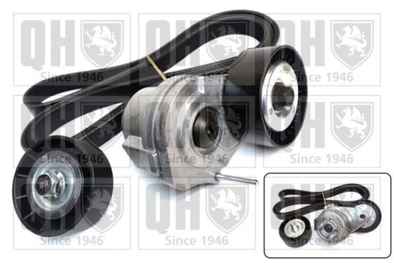 Image of QUINTON HAZELL V-Ribbed Belt Set QUINTON HAZELL QDK152