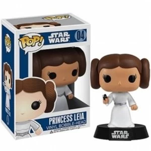 image of Princess Leia Star Wars Funko Pop Vinyl Bobble Head Figure