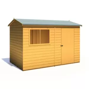 image of Shire Lewis 10 x 6ft Style C Reverse Apex Shed - Garden & Outdoor