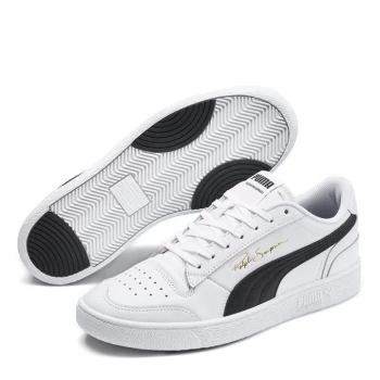 image of Puma Ralph Sampson Court Trainers - White/Black