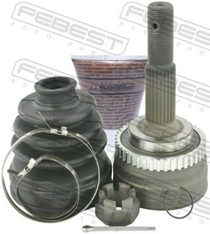 Image of FEBEST 0210-013A42 Joint, drive shaft Front Axle, with ABS sensor ring Joint,drive shaft (236)